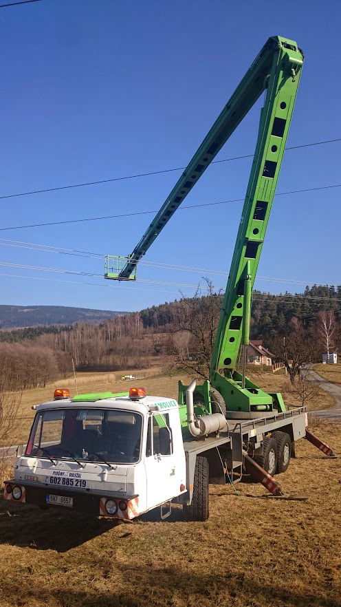 Práce s plošinou František Doležal Česká Lípa Nový Bor